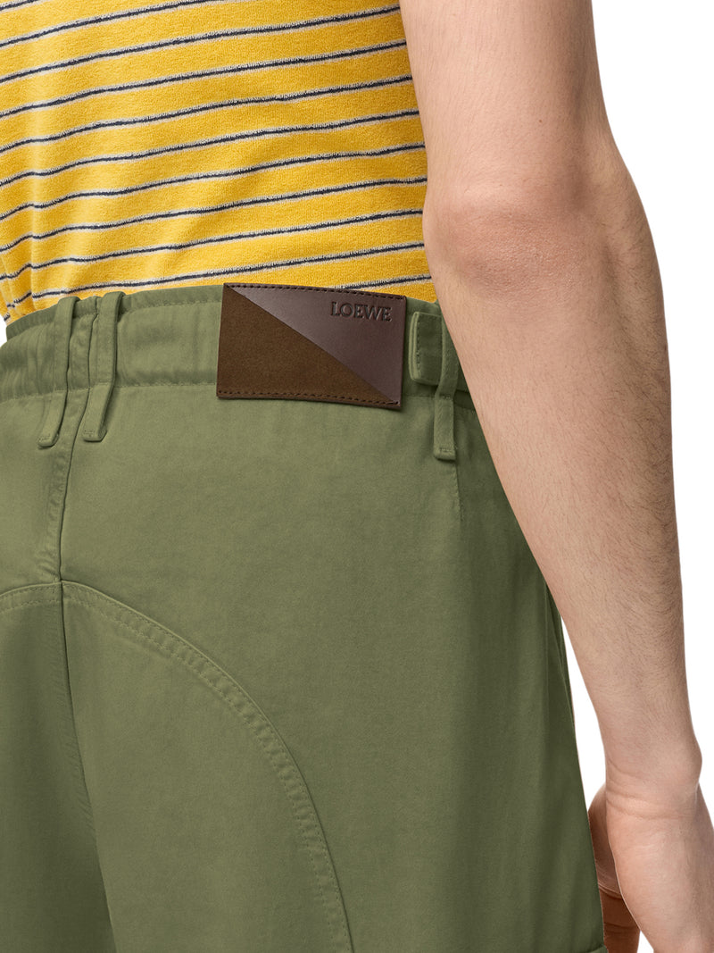Loewe Men Cotton Cargo Pants LOEWE