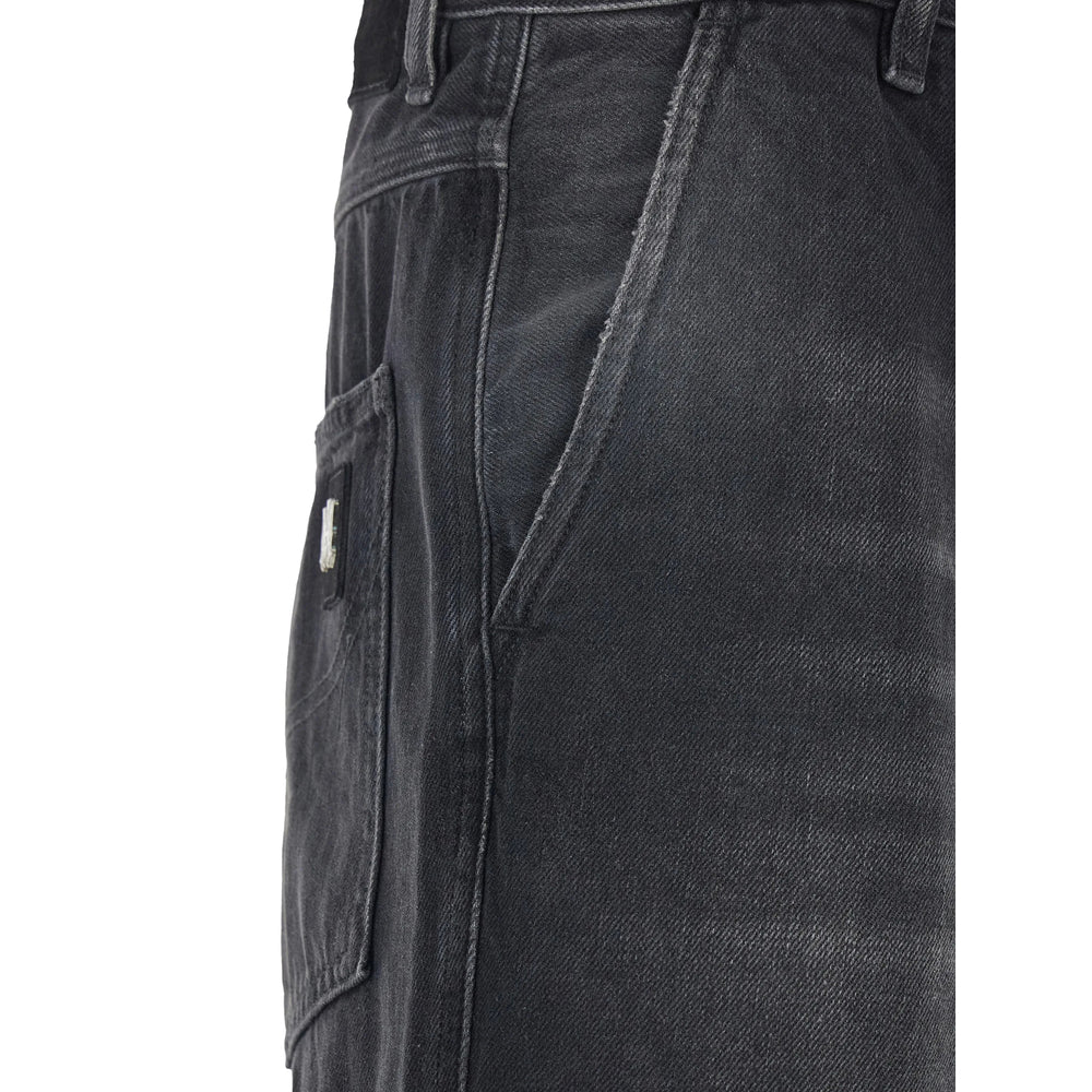 Amiri Black Denim - Wide-Leg Jeans Men AMIRI