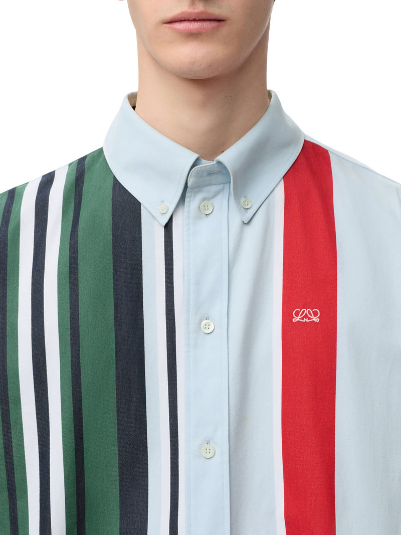 Loewe Men Mid-Weight Striped Cotton Twill Shirt LOEWE