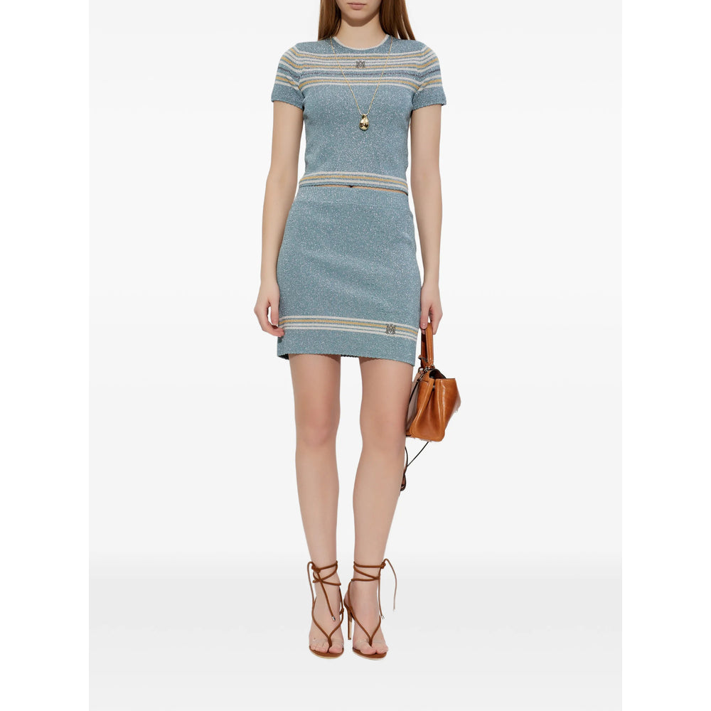 Amiri Blue Skirts - Straight Skirts Women AMIRI