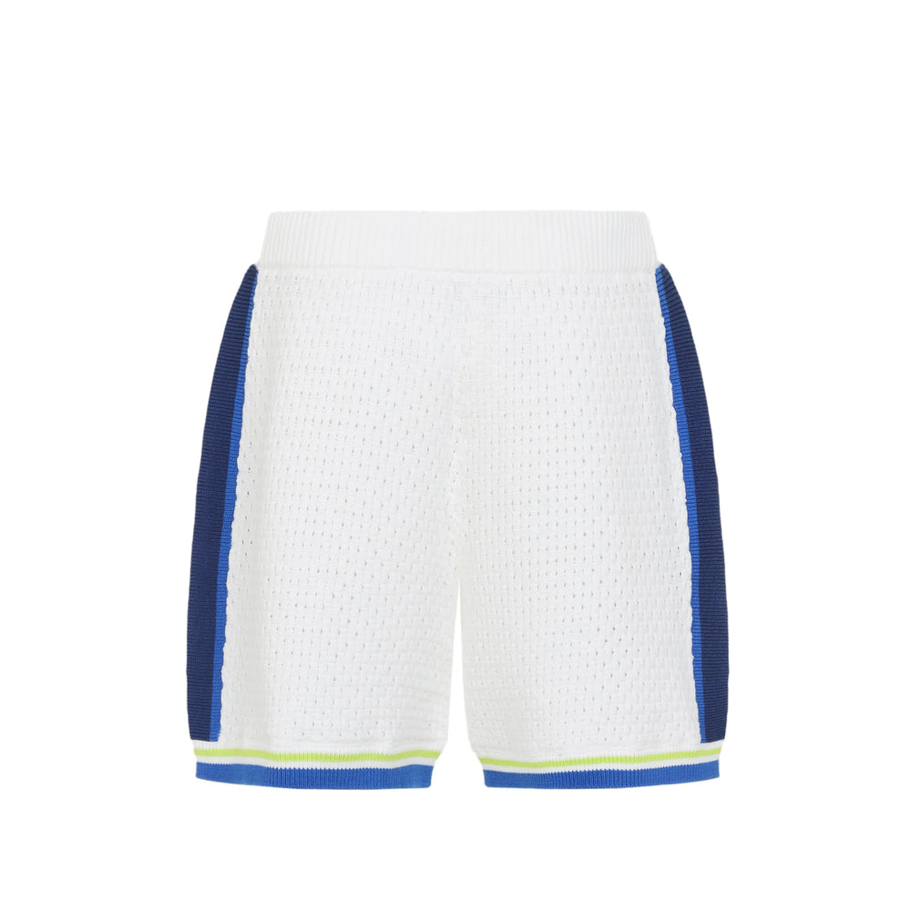 Casablanca White Shorts - Track & Running Shorts Men CASABLANCA