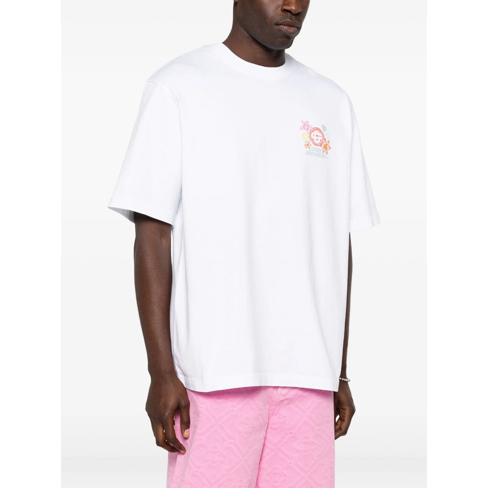 Casablanca White T-Shirts & Vests - T-Shirts Men CASABLANCA