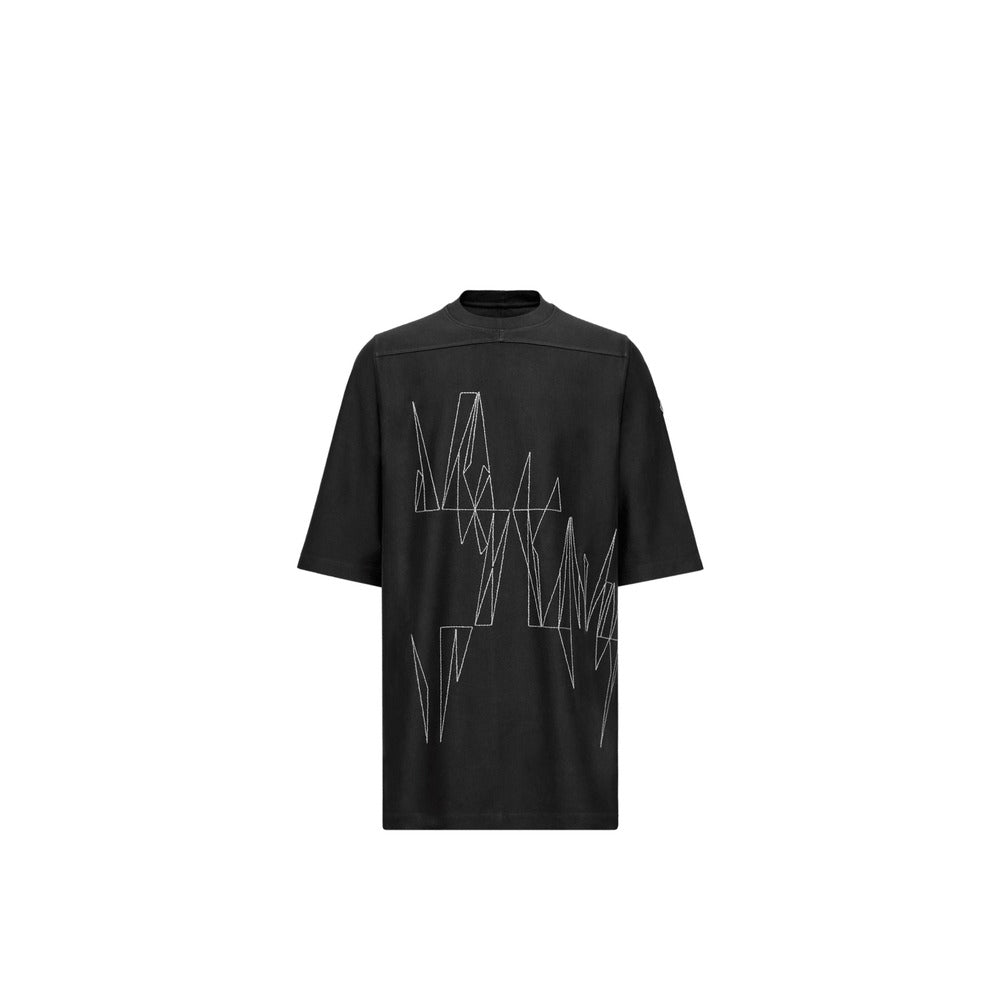 Moncler X Rick Owens Black T-Shirts & Vests - T-Shirts Men MONCLER X RICK OWENS