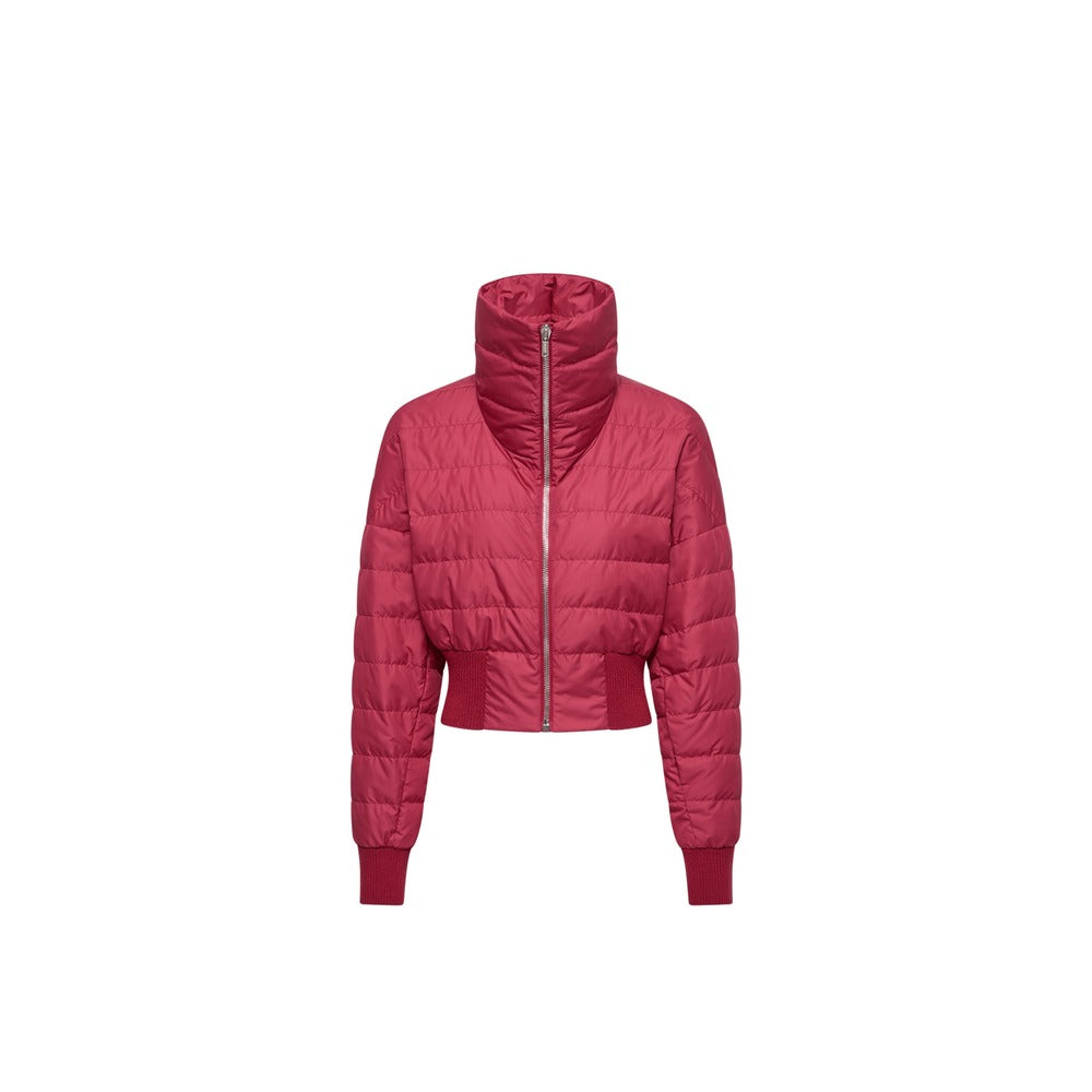 Moncler X Rick Owens Red Jackets - Puffer Jackets Women MONCLER X RICK OWENS