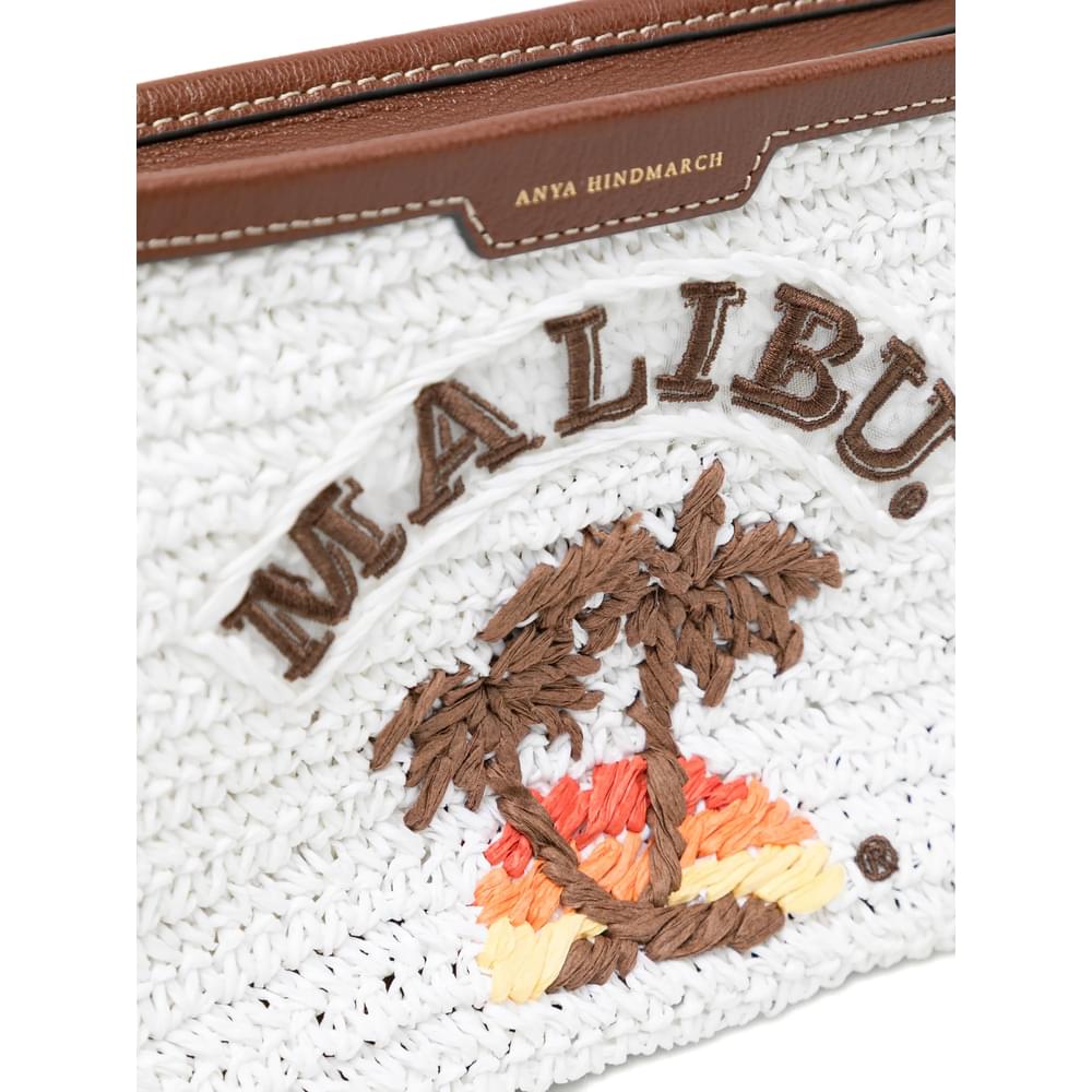 Anya Hindmarch White Clutch Bags Women ANYA HINDMARCH