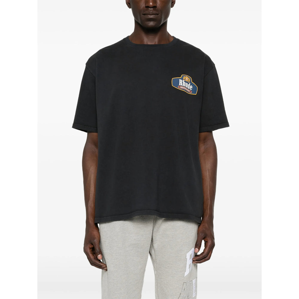 Rhude Black T-Shirts & Vests - T-Shirts Men RHUDE