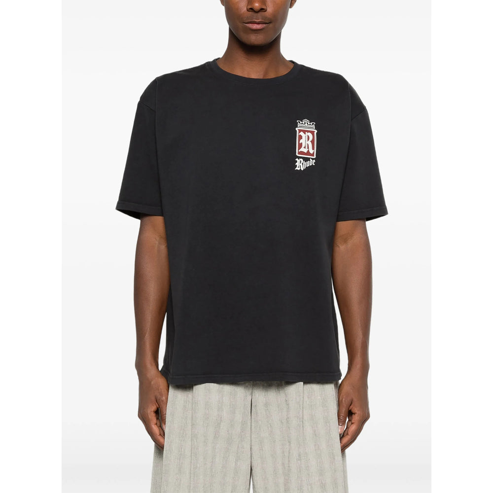 Rhude Black T-Shirts & Vests - T-Shirts Men RHUDE