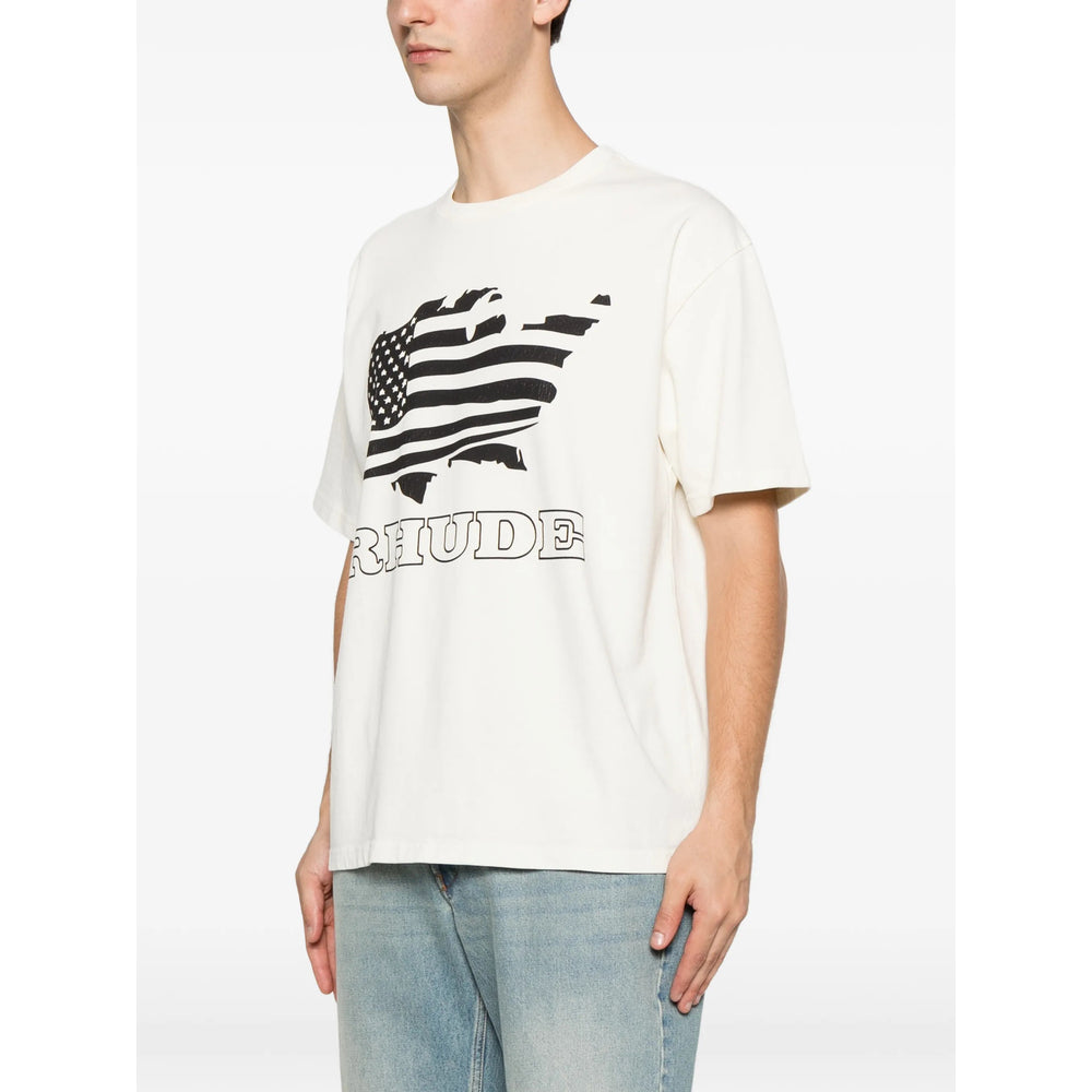 Rhude Black T-Shirts & Vests - T-Shirts Men RHUDE