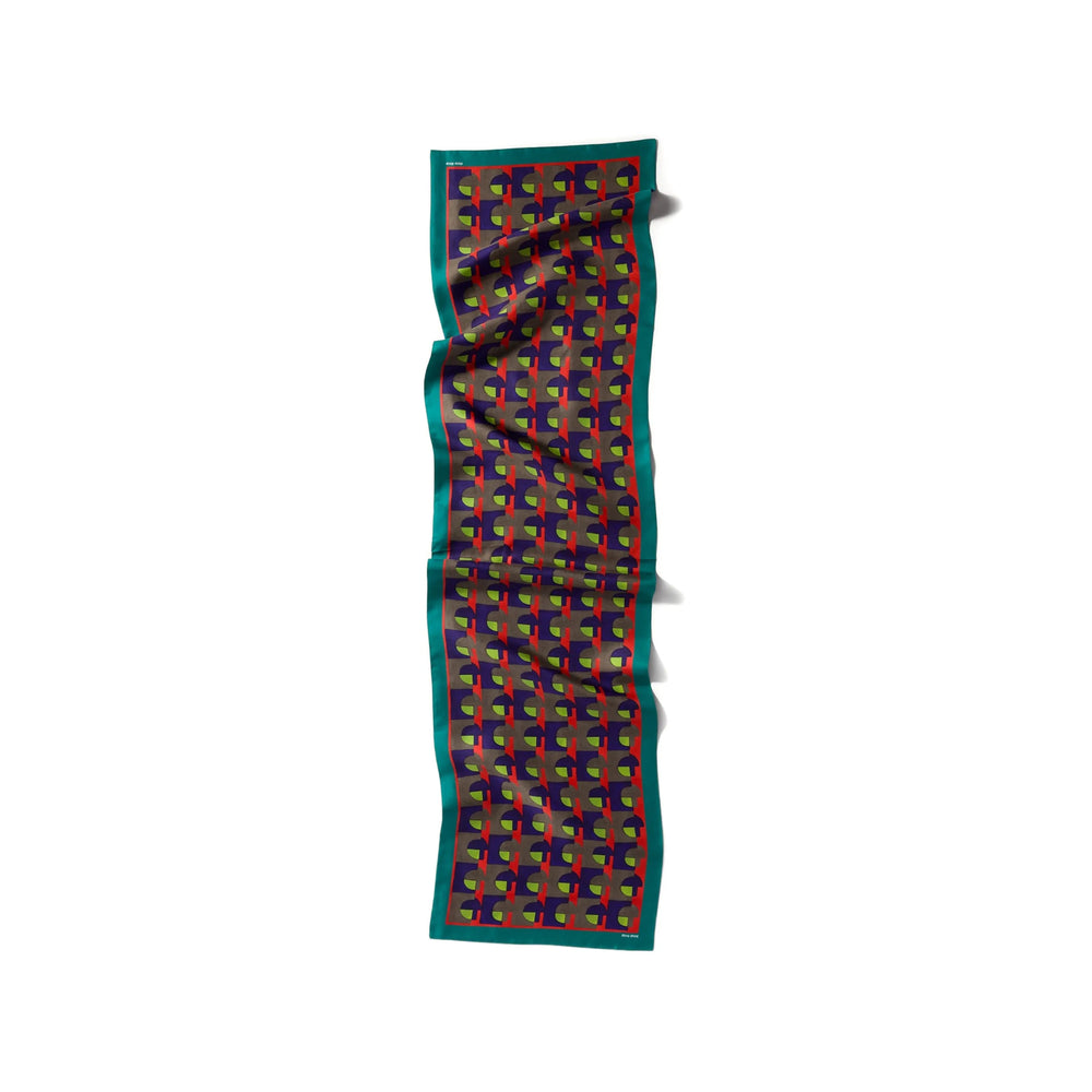 Miu Miu Green Scarves Women MIU MIU