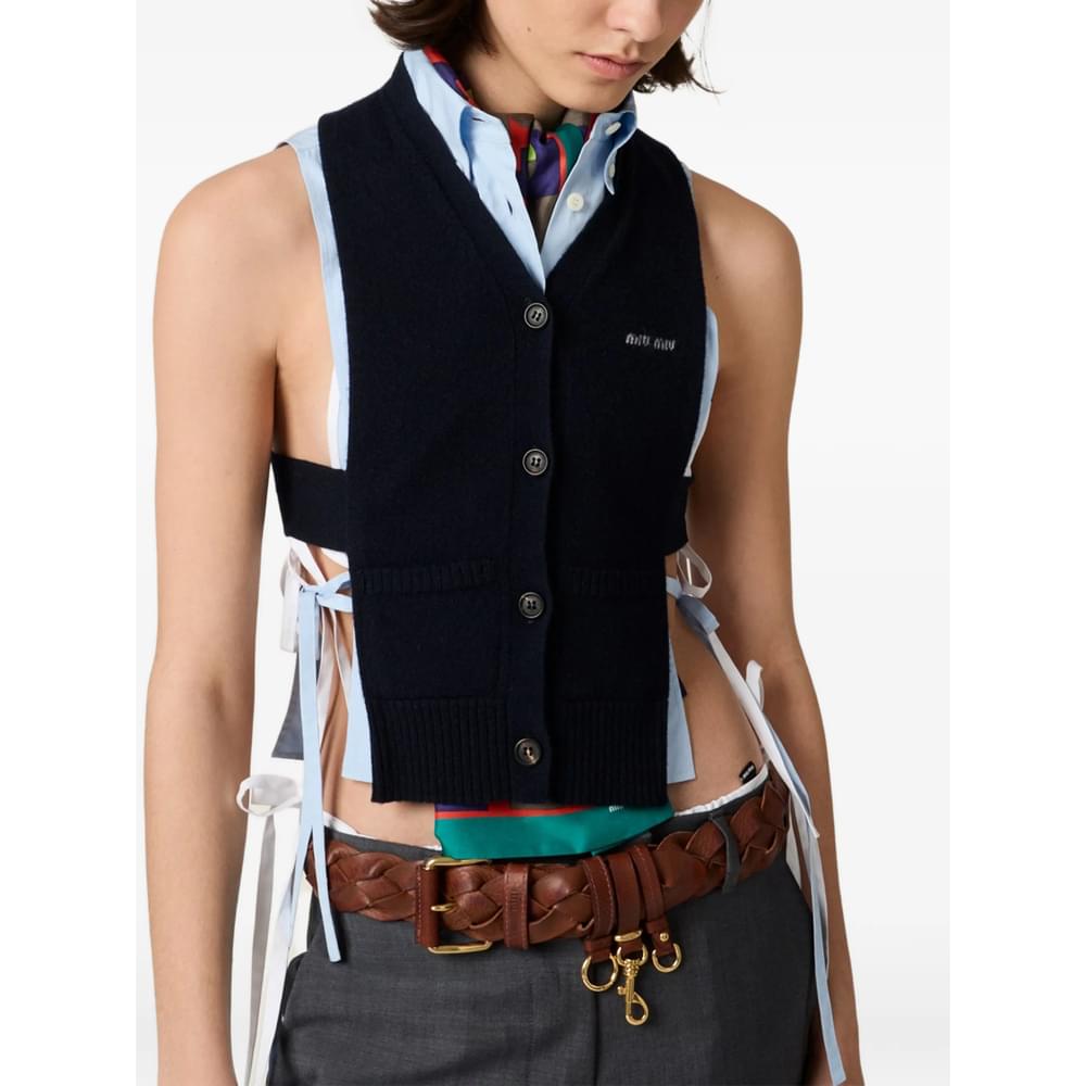 Miu Miu Blue Tops - Vests & Tank Tops Women MIU MIU