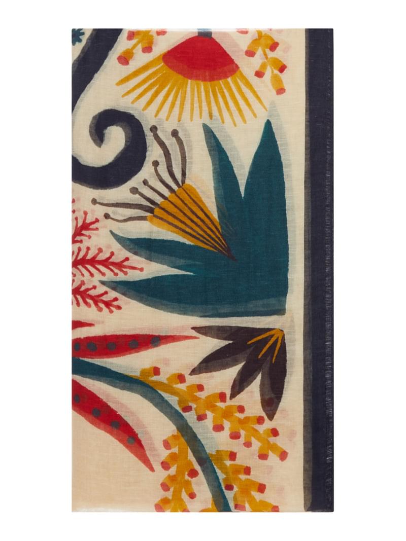 Etro Women Modal Scarf With Mirror Print ETRO