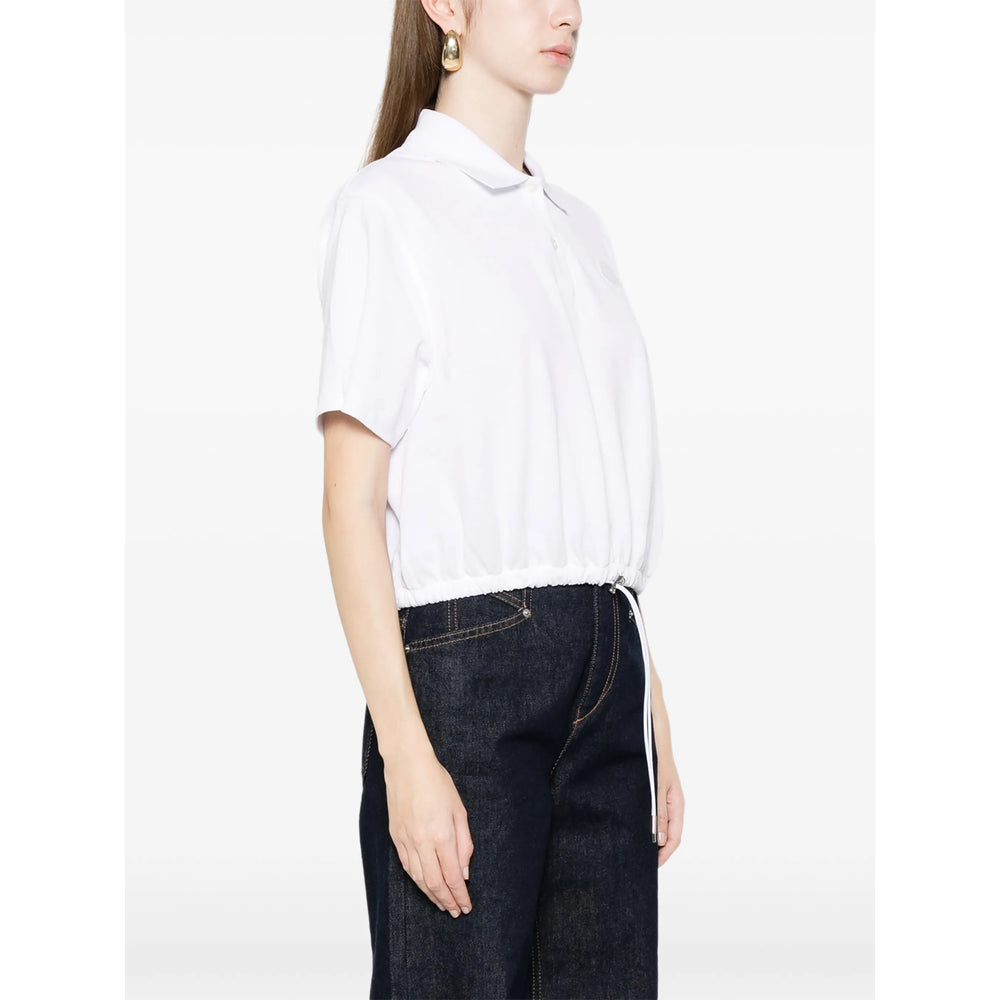 Moncler White Tops - Polo Tops Women MONCLER
