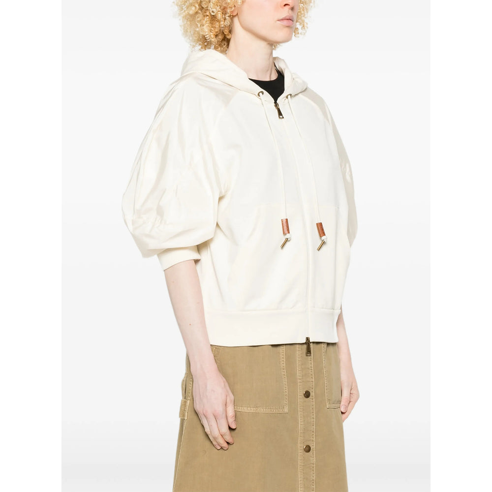 Moncler Neutrals Jackets - Bomber Jackets Women MONCLER