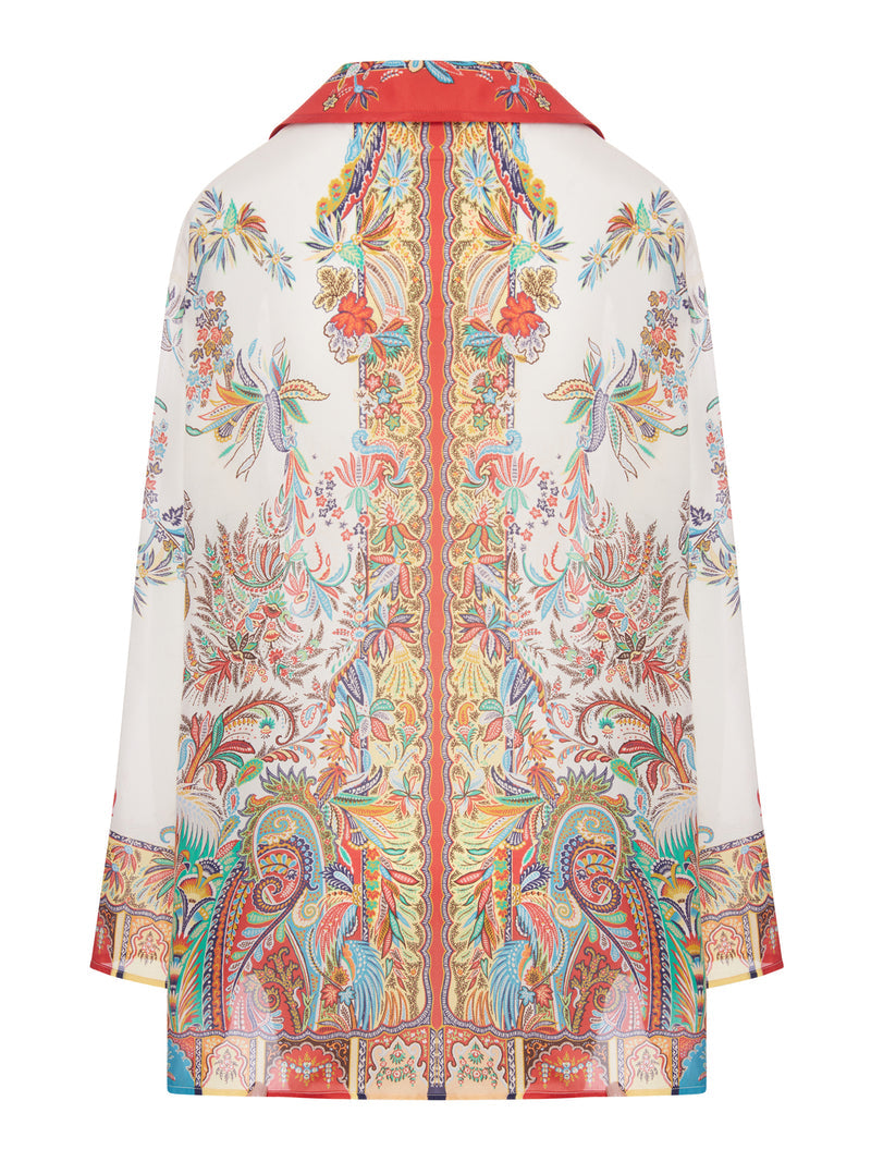 Etro Women Silk Shirt Printed With Paisley Pattern ETRO