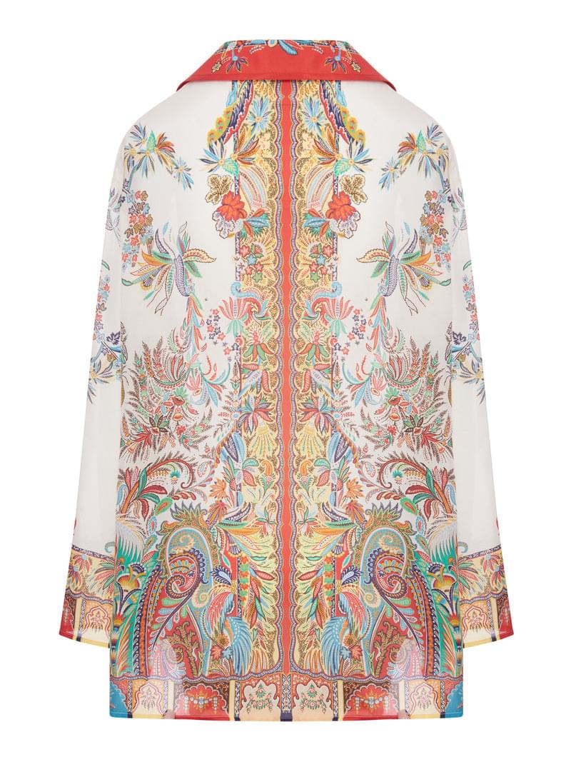 Etro Women Silk Shirt Printed With Paisley Pattern ETRO