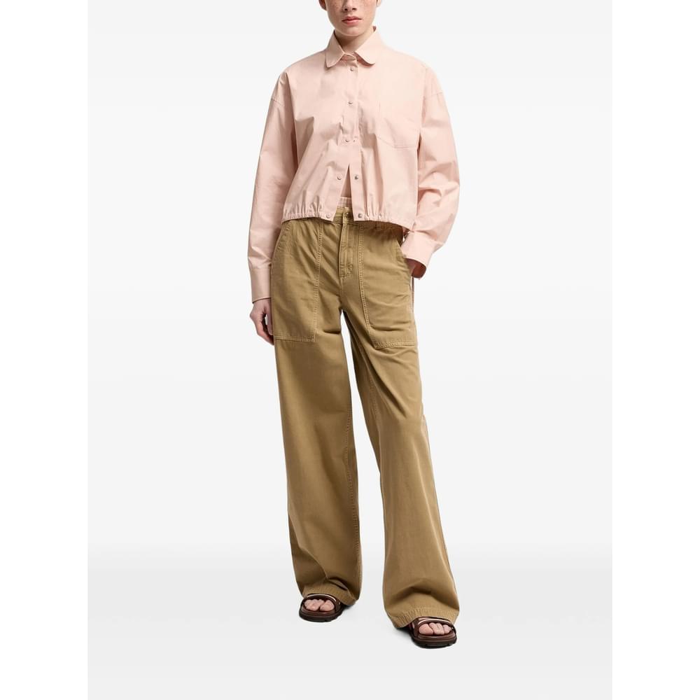 Moncler Neutrals Trousers - Straight Trousers Women MONCLER