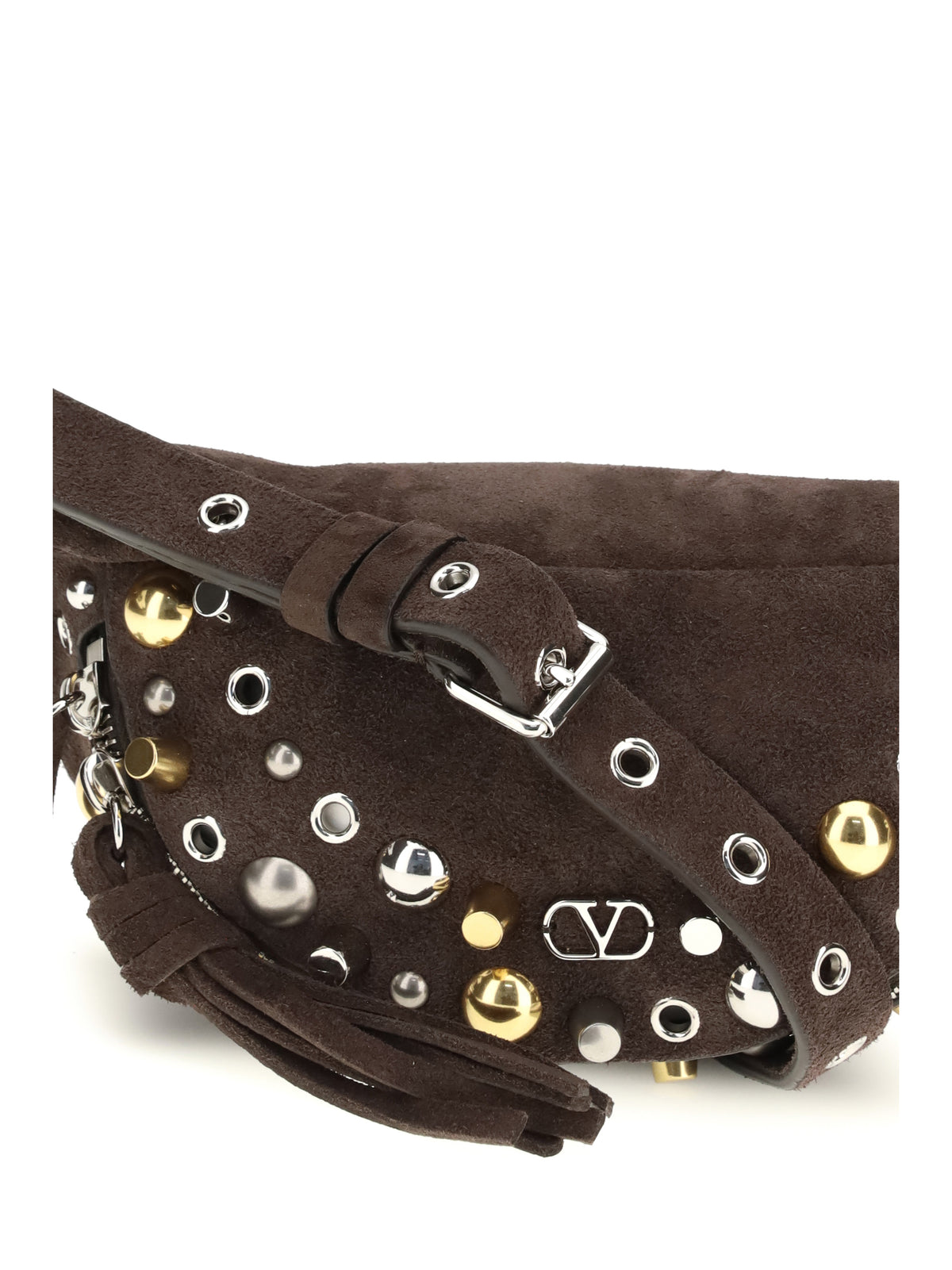 Valentino Garavani Men Nellcôte Suede Fanny Pack VALENTINO GARAVANI