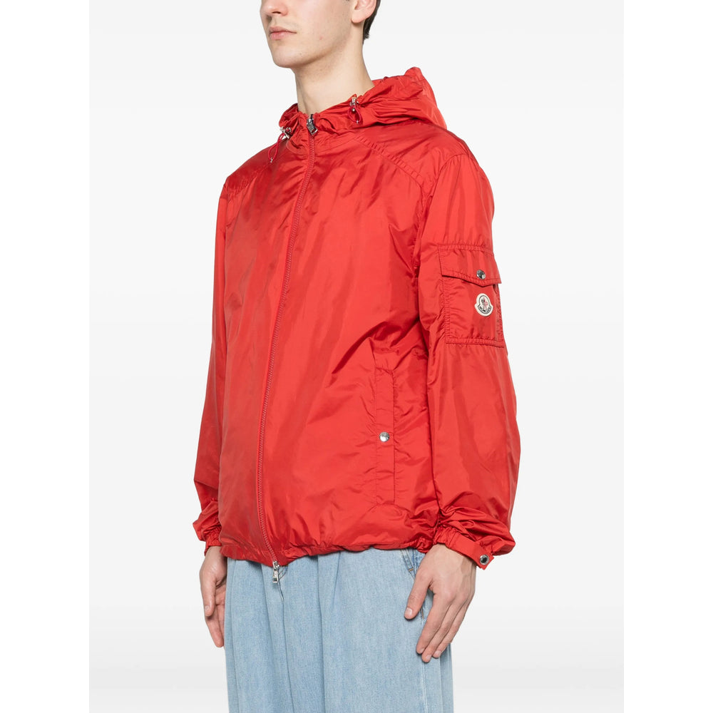 Moncler Red Jackets - Hooded Jackets Men MONCLER