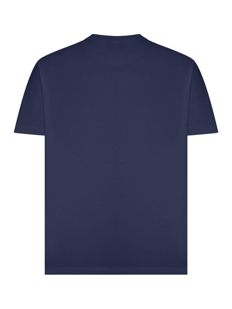 Etro Men Rome Cotton T-Shirt With Embroidered Logo ETRO