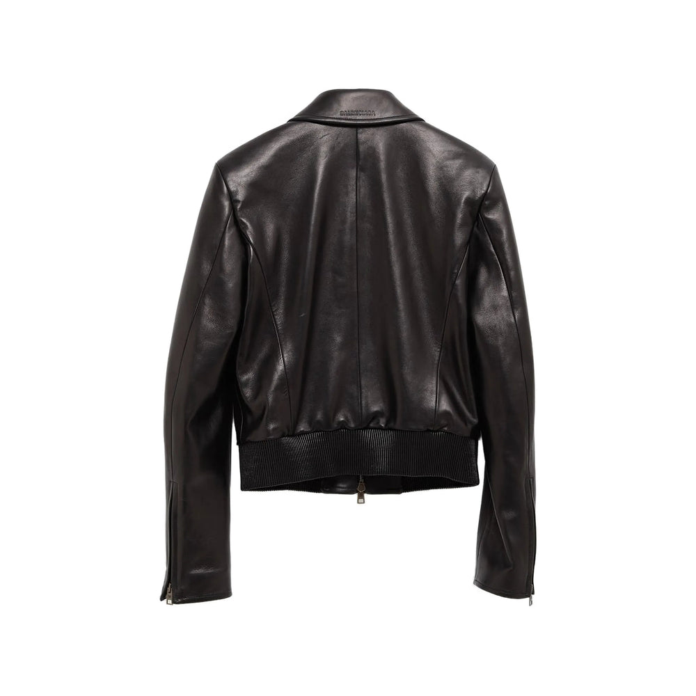 Balenciaga Black Jackets - Leather Jackets Women BALENCIAGA