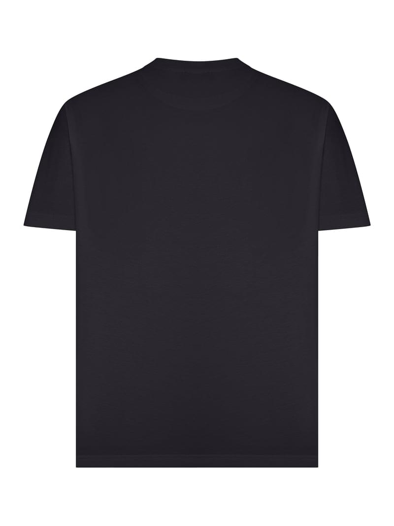 Etro Men Rome Cotton T-Shirt With Embroidered Logo ETRO
