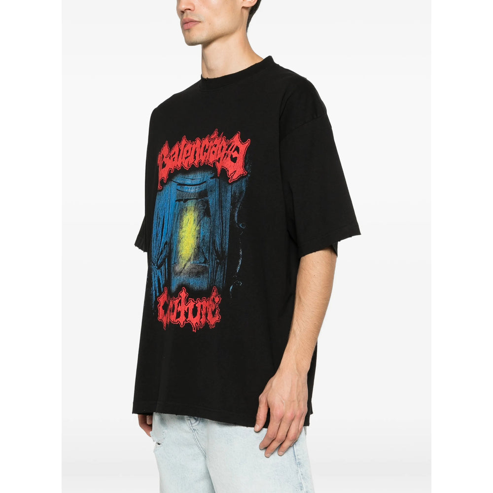 Balenciaga Black T-Shirts & Vests - T-Shirts Men BALENCIAGA