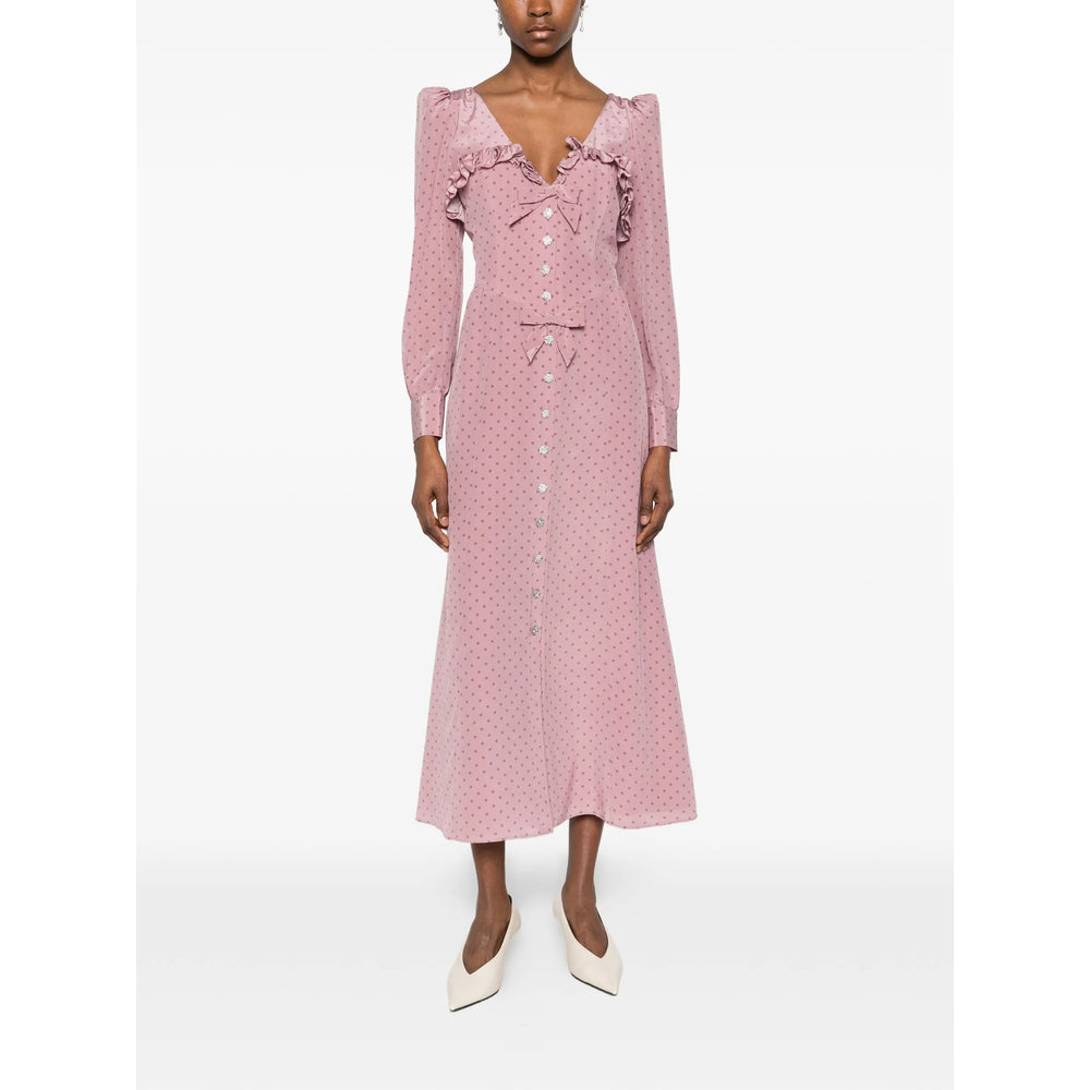 Alessandra Rich Pink Dresses - Day Dresses Women ALESSANDRA RICH