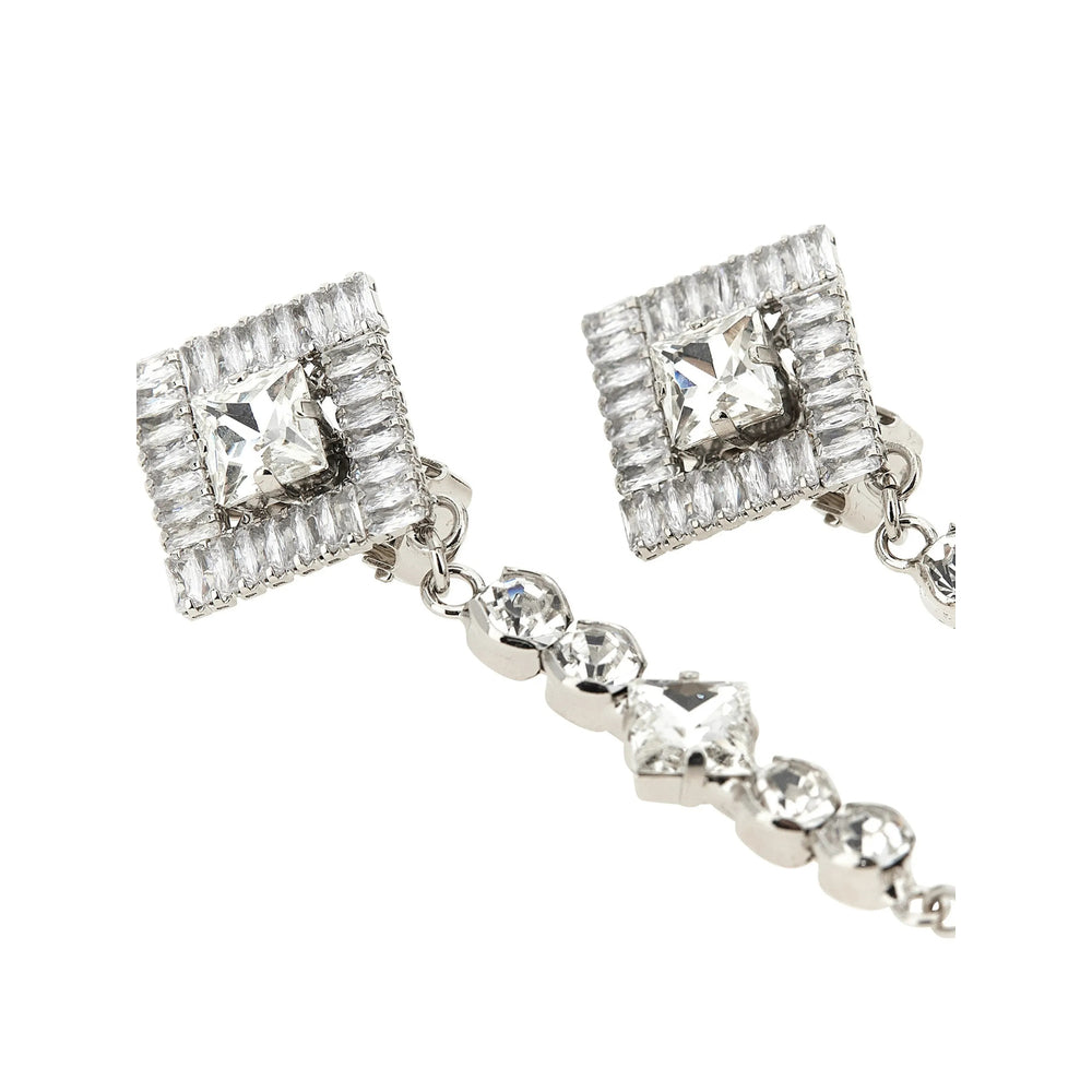 Alessandra Rich Silver Earrings Women ALESSANDRA RICH