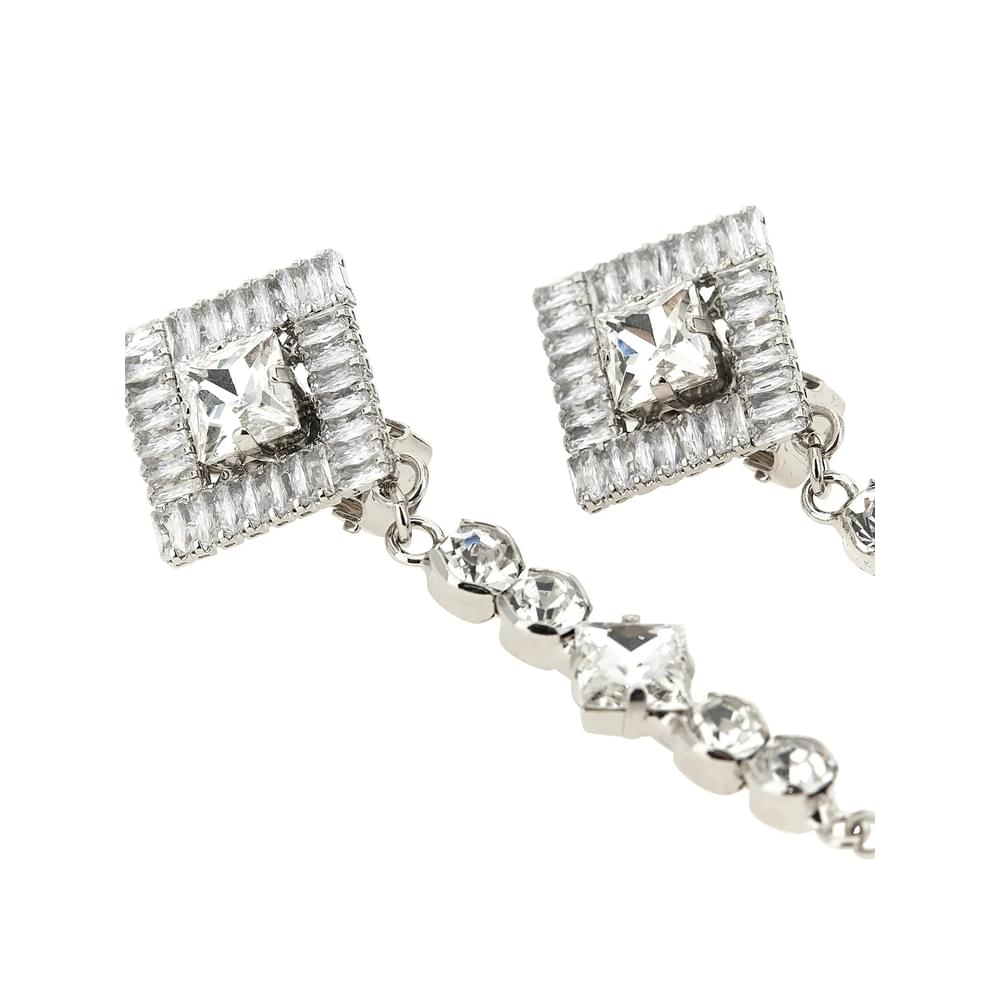 Alessandra Rich Silver Earrings Women ALESSANDRA RICH