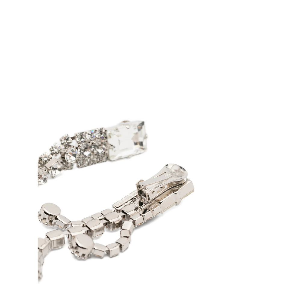 Alessandra Rich Silver Earrings Women ALESSANDRA RICH