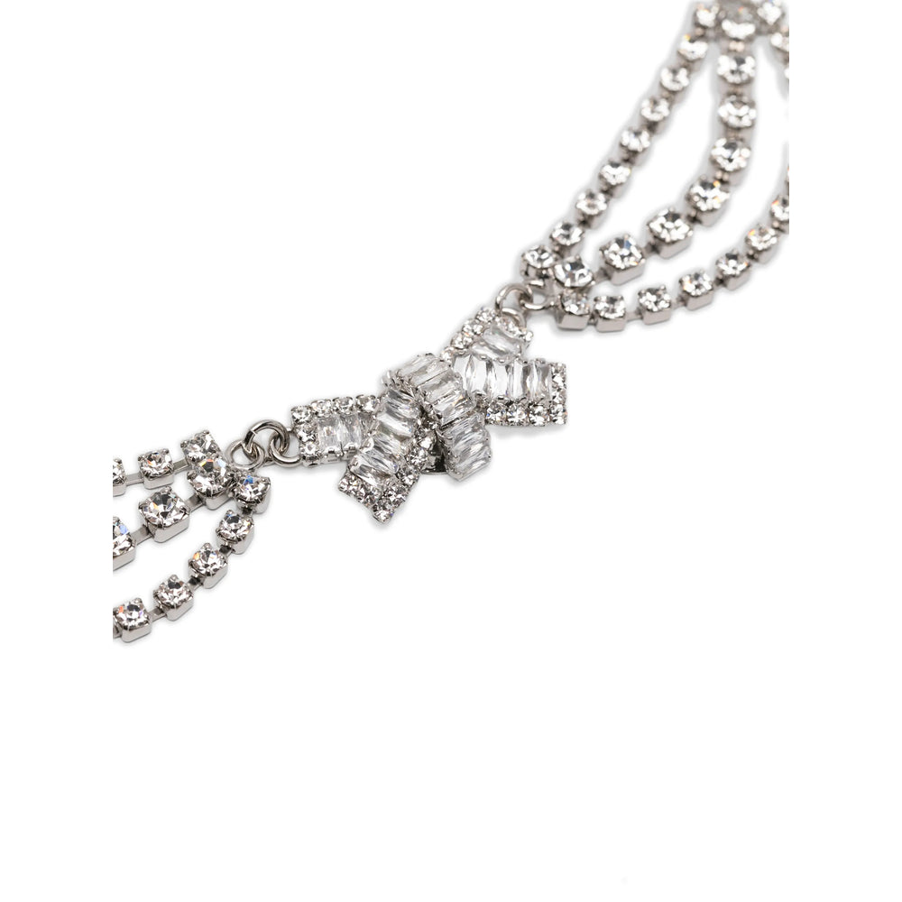 Alessandra Rich Silver Necklaces Women ALESSANDRA RICH
