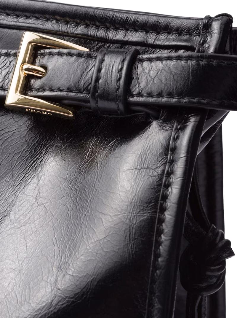 Prada Women Prada Bonnie Large Leather Handbag PRADA