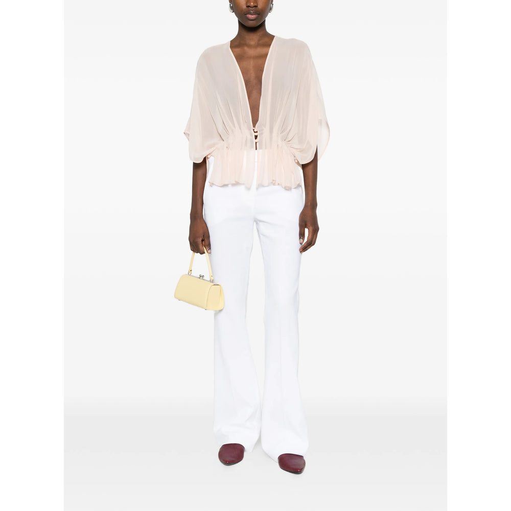 Max Mara White Trousers - Flared Trousers Women MAX MARA