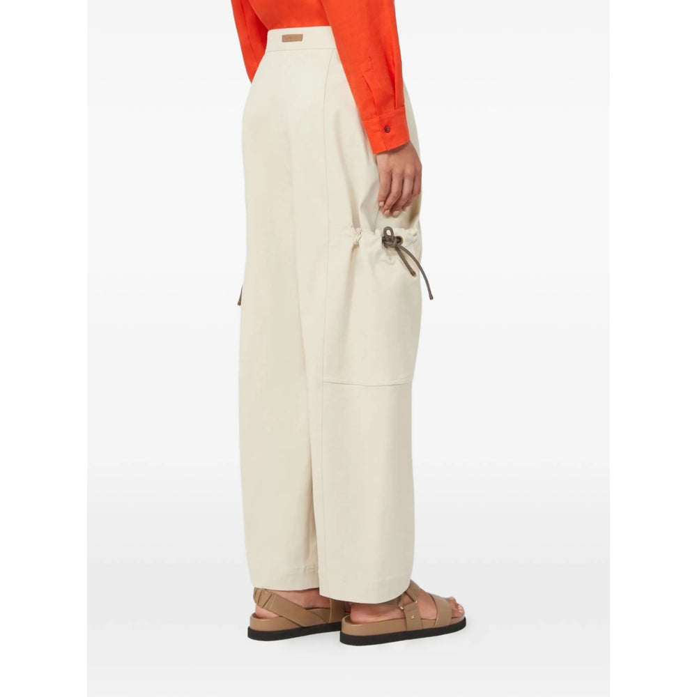 Max Mara Neutrals Trousers - Tapered Trousers Women MAX MARA