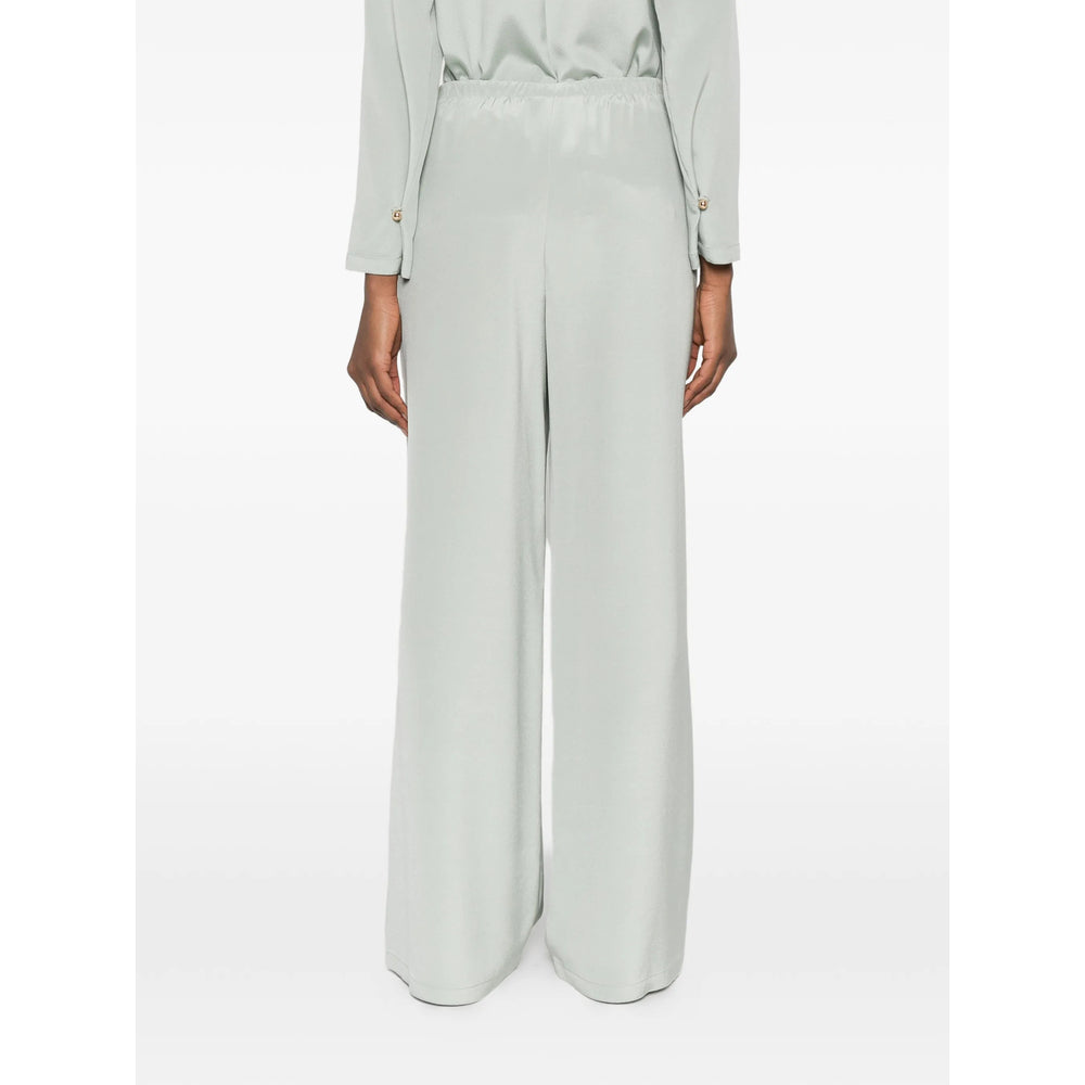 Max Mara Green Trousers - Palazzo Pants Women MAX MARA