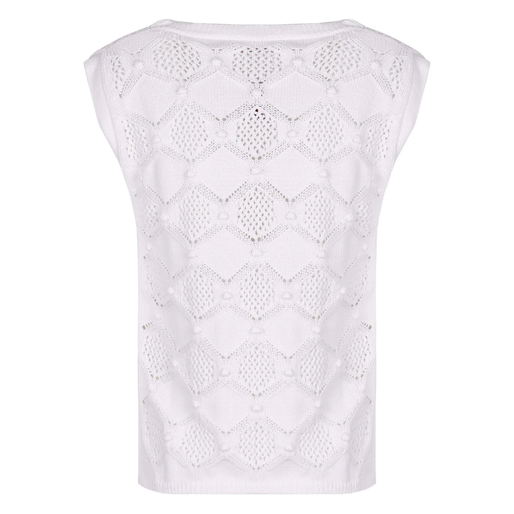 Max Mara Studio White Tops - Vests & Tank Tops Women MAX MARA STUDIO