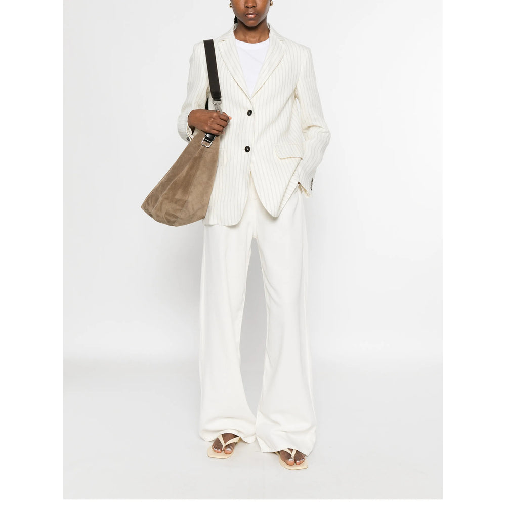 Max Mara Studio White Jackets - Blazers Women MAX MARA STUDIO