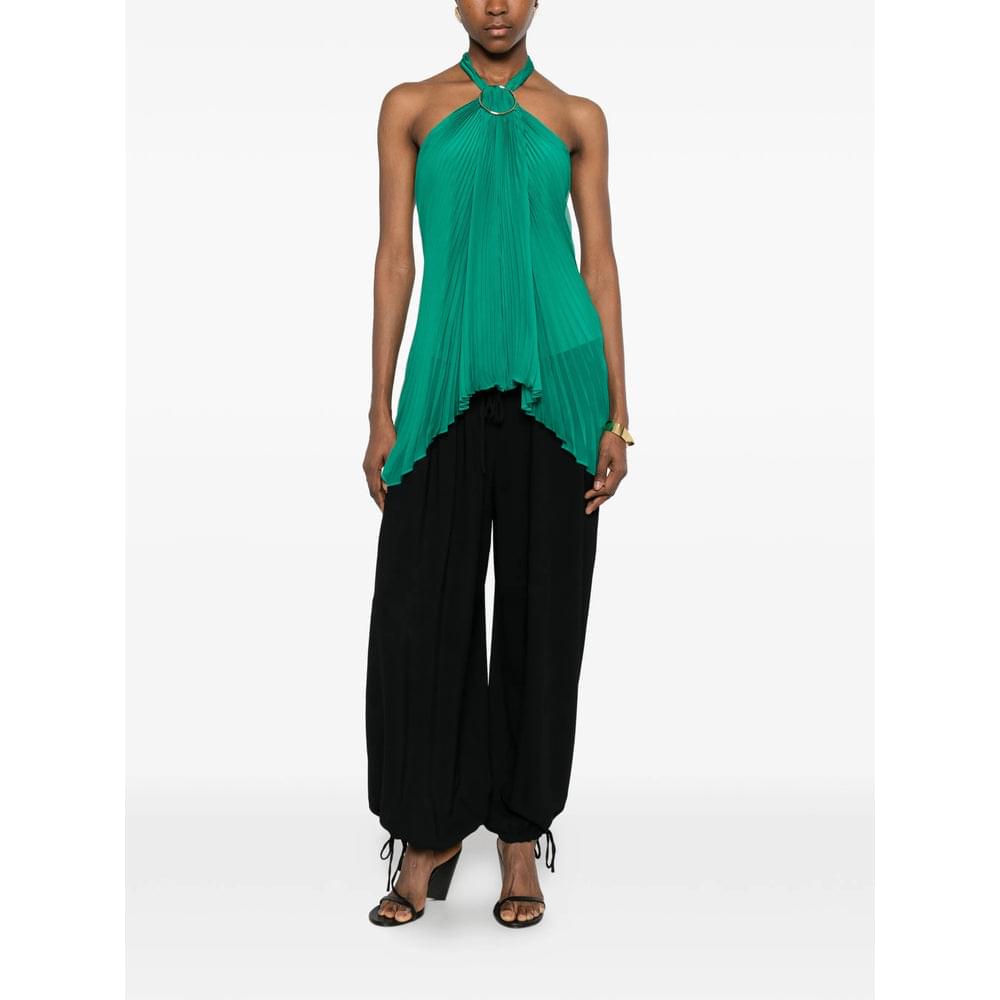 Max Mara Pianoforte Green Tops - Blouses Women MAX MARA