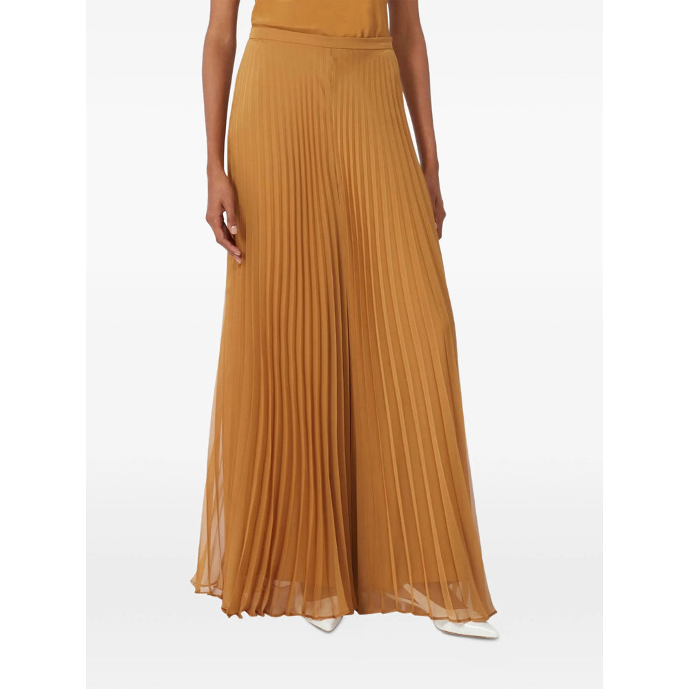 Max Mara Pianoforte Brown Trousers - Palazzo Pants Women MAX MARA