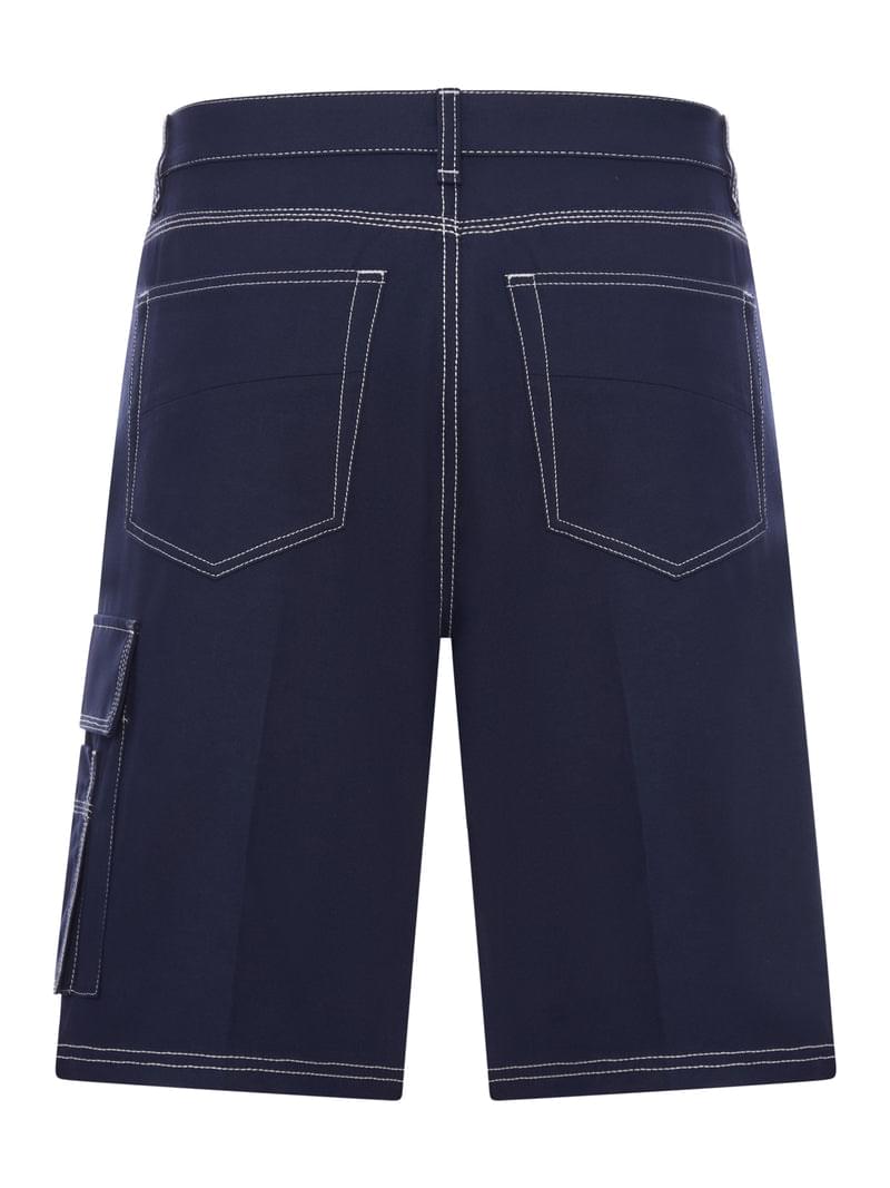 Fendi Men Cotton Canvas Cargo Bermuda Shorts FENDI