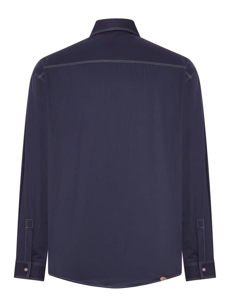 Fendi Men Fendi Men Cotton Shirt With Contrasting Stitching FENDI