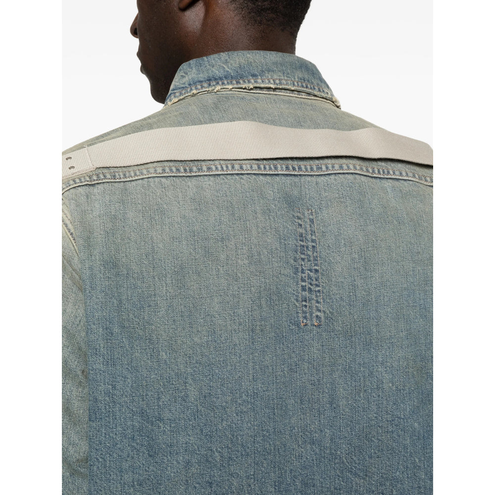 Rick Owens Drkshdw Blue Jackets - Denim Jackets Men RICK OWENS