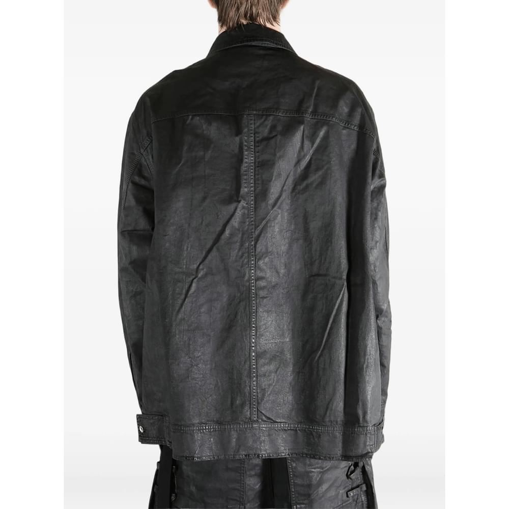 Rick Owens Drkshdw Black Jackets - Shirt Jackets Men RICK OWENS