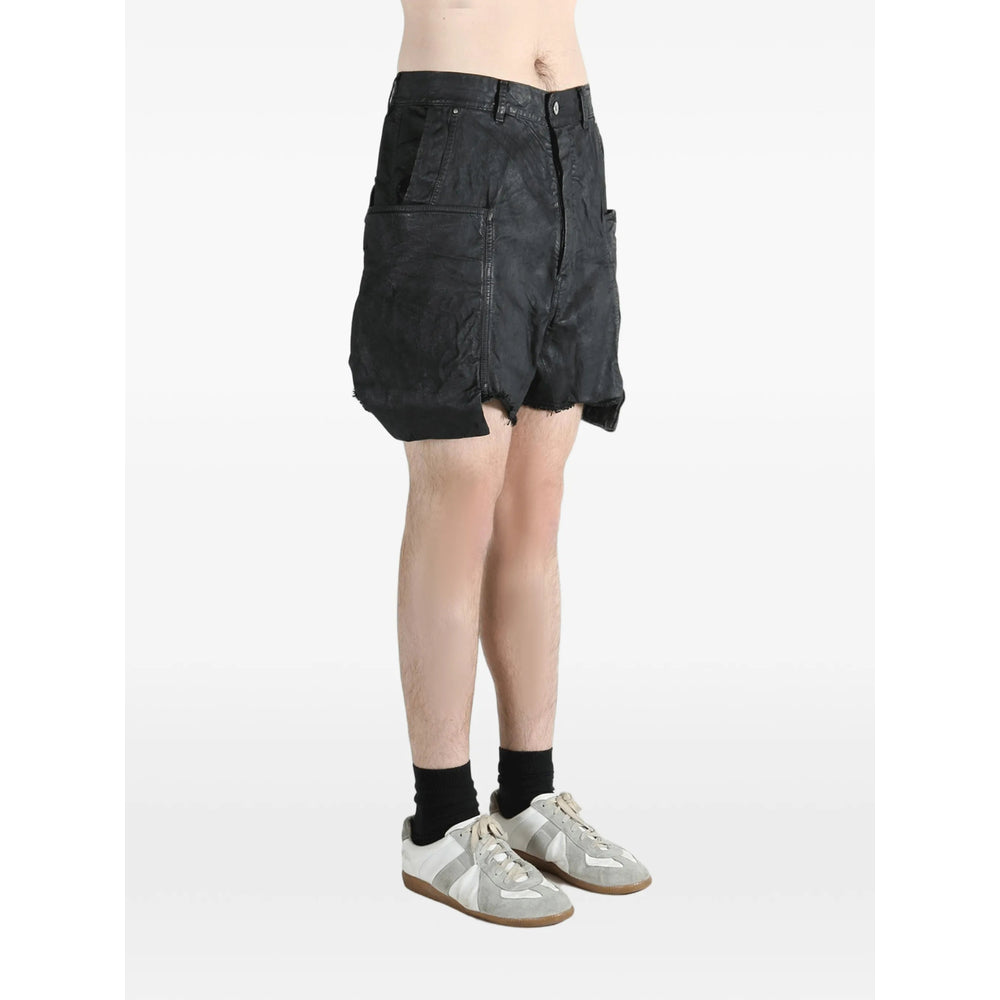Rick Owens Drkshdw Black Shorts - Cargo Shorts Men RICK OWENS
