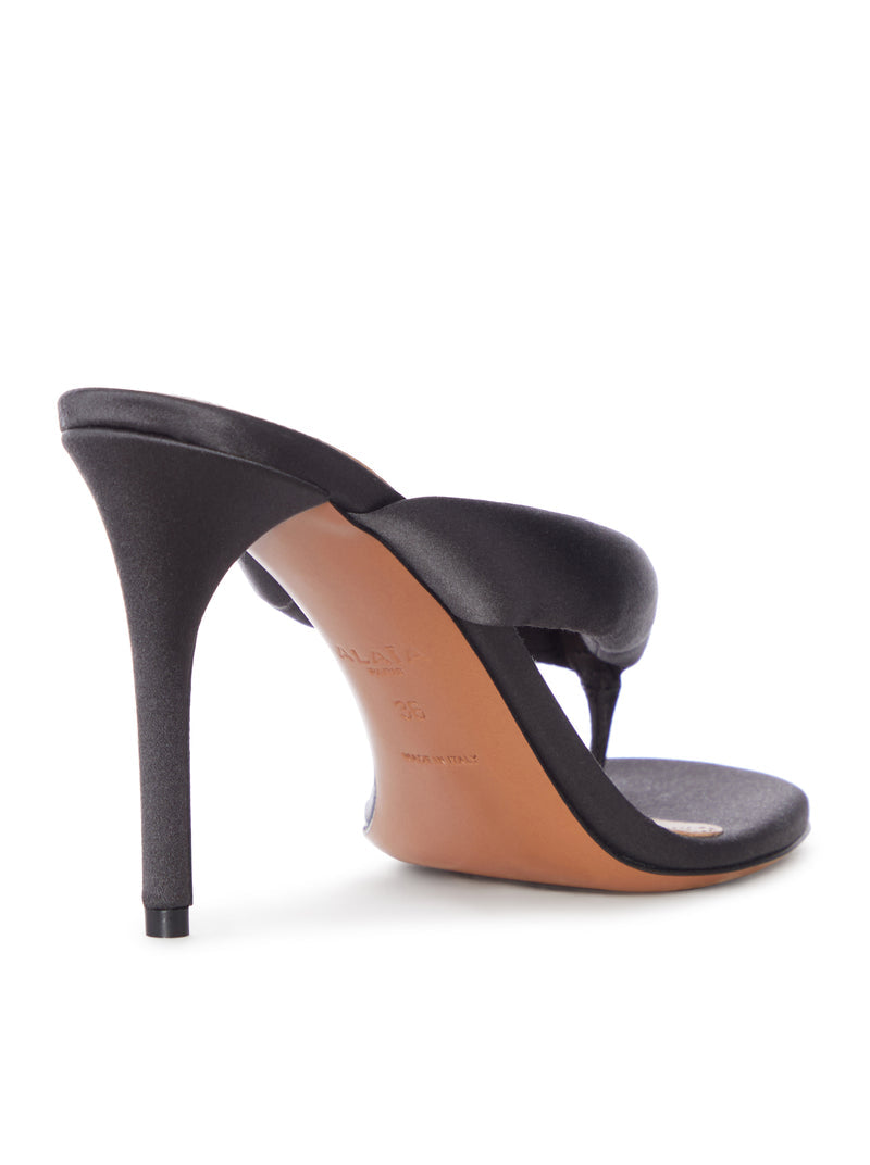 Alaia Women Spongy Denim Platform Sandals ALAIA