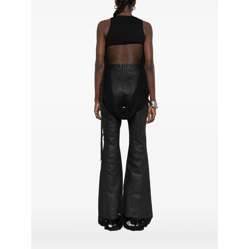 Rick Owens Drkshdw Black Tops - Vests & Tank Tops Women RICK OWENS