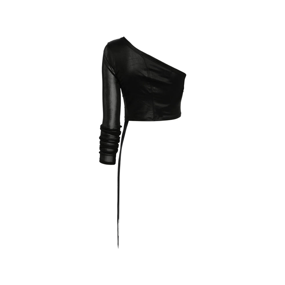 Rick Owens Drkshdw Black Tops - T-Shirts & Jerseys Women RICK OWENS