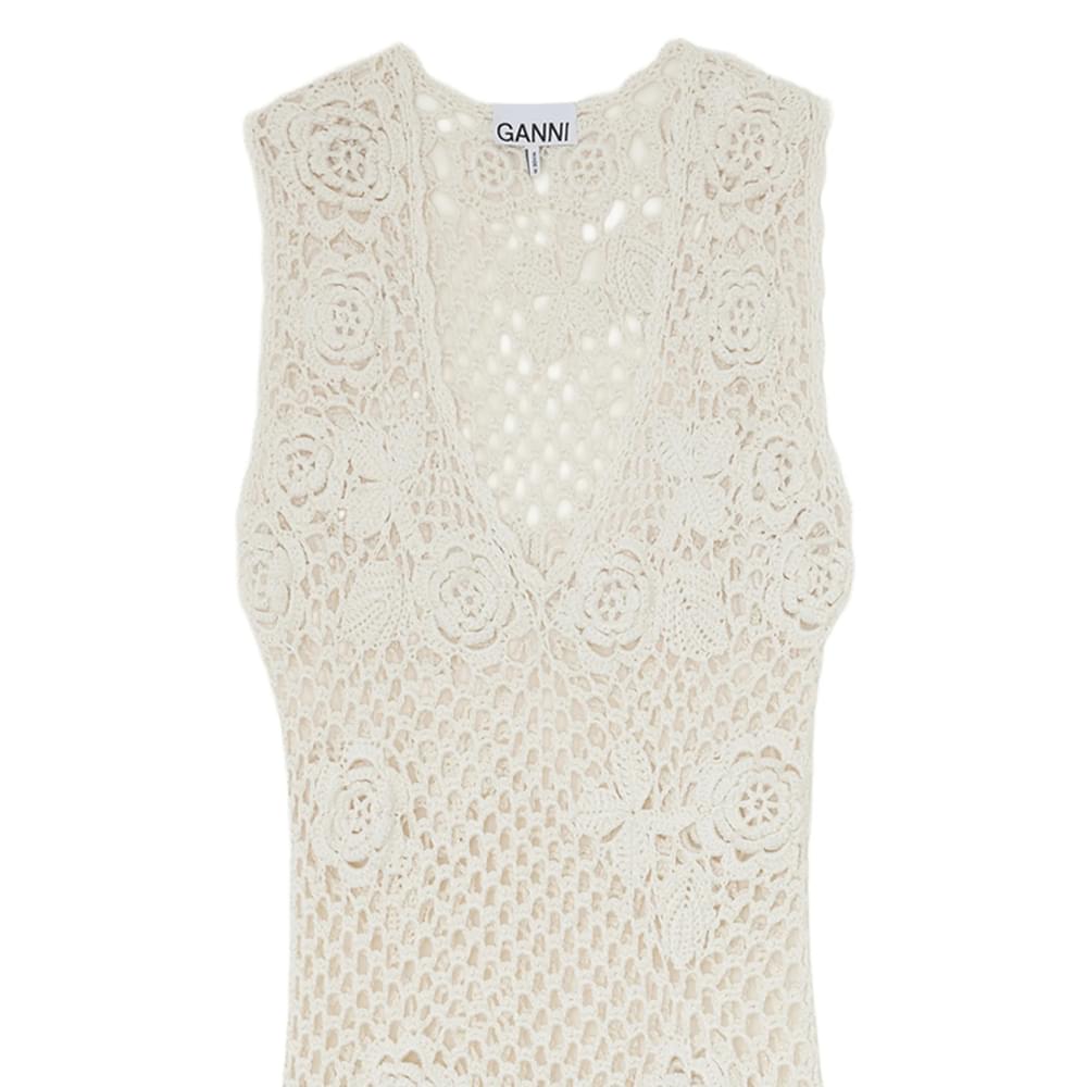 Ganni Neutrals Dresses - Day Dresses Women GANNI