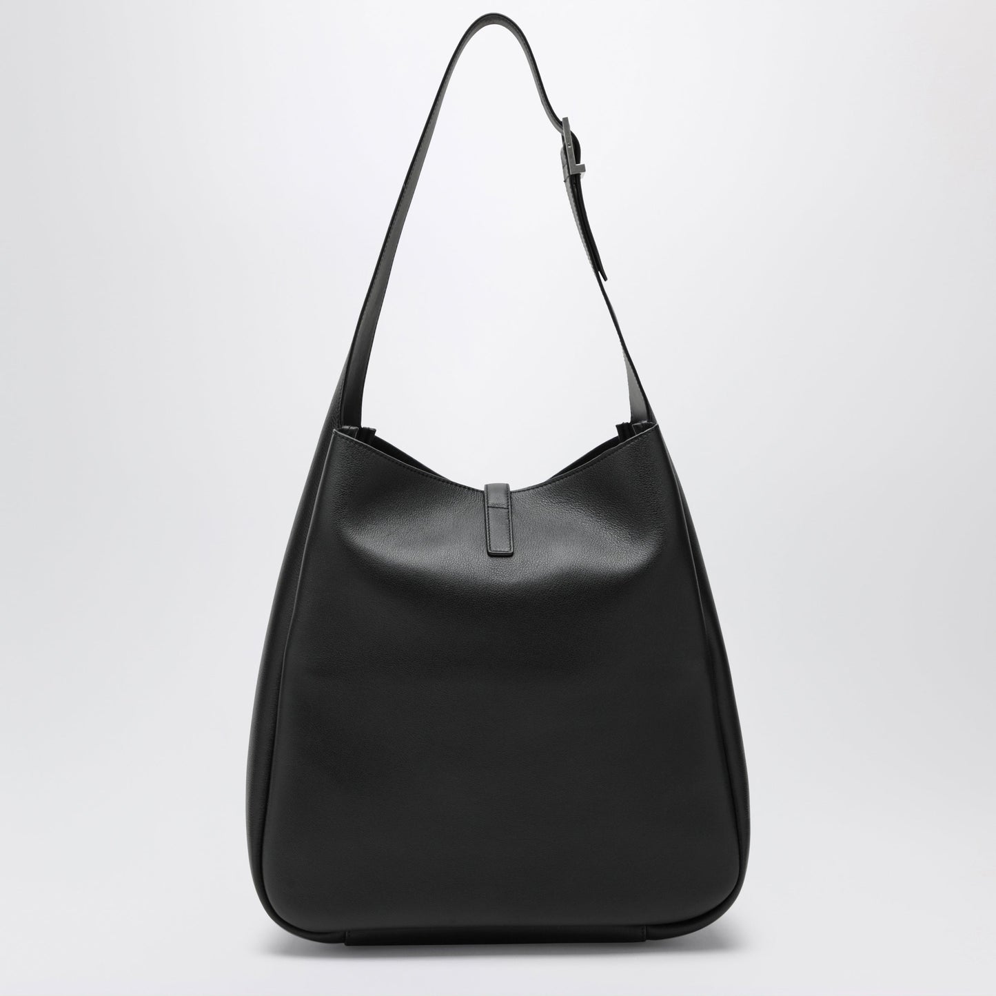 Saint Laurent Large Le 5 Ã 7 Bag In Hammered Calfskin, Black Women SAINT LAURENT