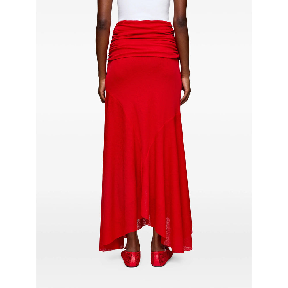 Ganni Red Skirts - Asymmetric & Draped Skirts Women GANNI